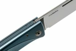 LionSteel Thrill Blue Titanium Couteau De Poche Intégral, Slipjoint -KNIVESANDTOOLS Magasin LI TL BL 07 lionsteel