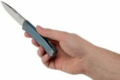 LionSteel Thrill Blue Titanium Couteau De Poche Intégral, Slipjoint -KNIVESANDTOOLS Magasin LI TL BL 09 lionsteel