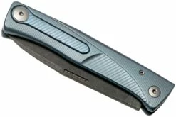 LionSteel Thrill TL-D-BL Damascus, Blue Titanium Integral Slipjoint Couteau De Poche 15 LionSteel Thrill TL-D-BL Damascus, Blue Titanium Integral Slipjoint Couteau De Poche -KNIVESANDTOOLS Magasin LI TL D BL 05 lionsteel
