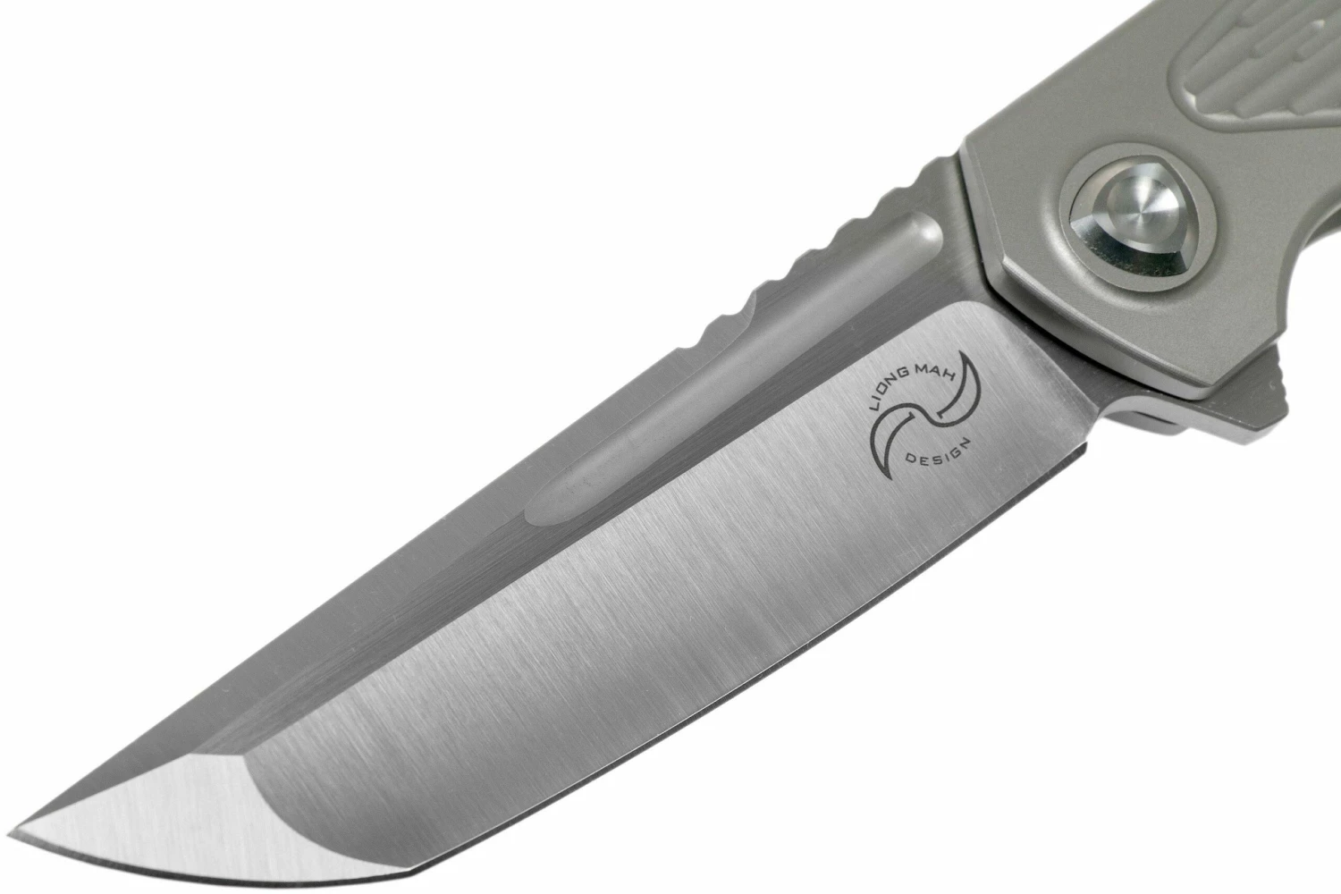Liong Mah Warrior Two V3 Textured Titanium Couteau De Poche 5 Liong Mah Warrior Two V3 Textured Titanium Couteau De Poche – Image 3