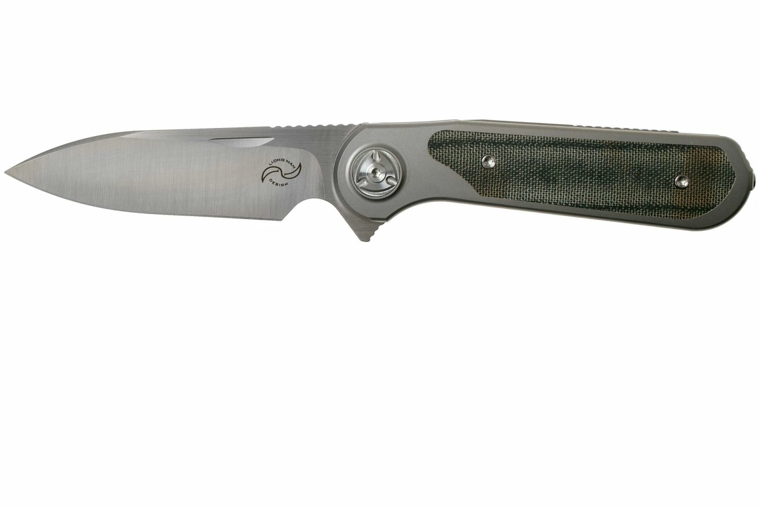 Liong Mah Zulu Black Canvas Micarta Couteau De Poche 3 Liong Mah Zulu Black Canvas Micarta Couteau De Poche