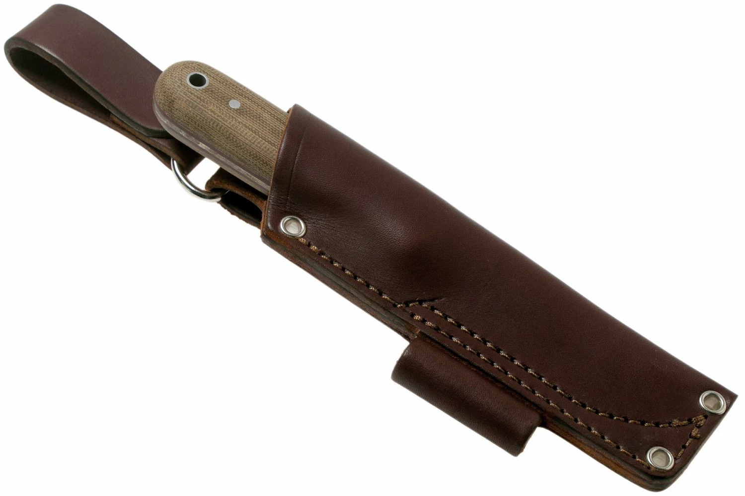 LT Wright Bushcrafter HC, 1075, Matte Green Micarta, Red Liners, Leather Sheath, Couteau De Bushcraft 8 LT Wright Bushcrafter HC, 1075, Matte Green Micarta, Red Liners, Leather Sheath, Couteau De Bushcraft – Image 6