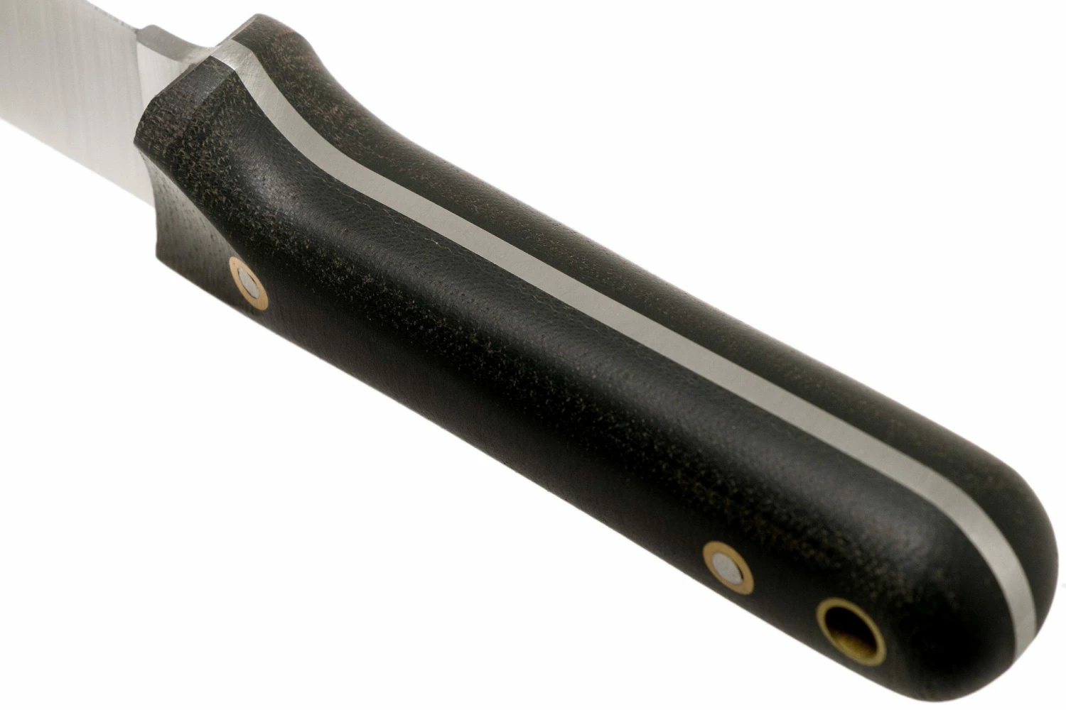 LT Wright Next Gen, A2, Matte Black Micarta, Leather Sheath, Couteau De Bushcraft 6 LT Wright Next Gen, A2, Matte Black Micarta, Leather Sheath, Couteau De Bushcraft – Image 4