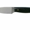 LT Wright Patriot, A2, Polished Black Micarta, Blue Liners, Leather Sheath, Couteau D'outdoor -KNIVESANDTOOLS Magasin LT PAT BM BL POL LS 01 lt wright