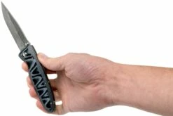 Mcusta MC-0010D Classic Wave, Blue Micarta, Couteau De Gentleman -KNIVESANDTOOLS Magasin MC 0010D 08 mcusta