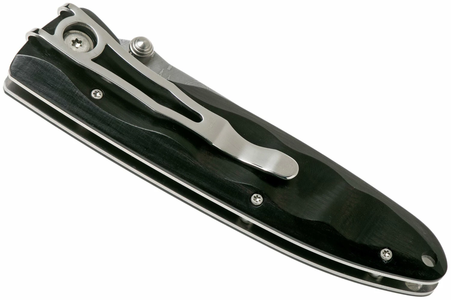 Mcusta MC-17D Classic Wave, Black Pakkawood, Couteau De Gentleman 6 Mcusta MC-17D Classic Wave, Black Pakkawood, Couteau De Gentleman – Image 4