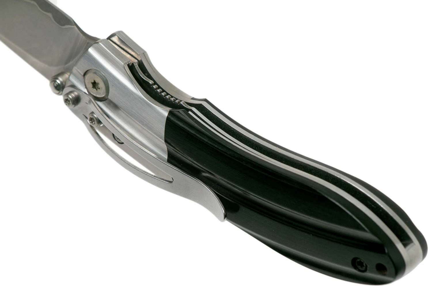 Mcusta MC-142G Ripple, SPG2 Black Pakka Wood Couteau De Poche 7 Mcusta MC-142G Ripple, SPG2 Black Pakka Wood Couteau De Poche – Image 5