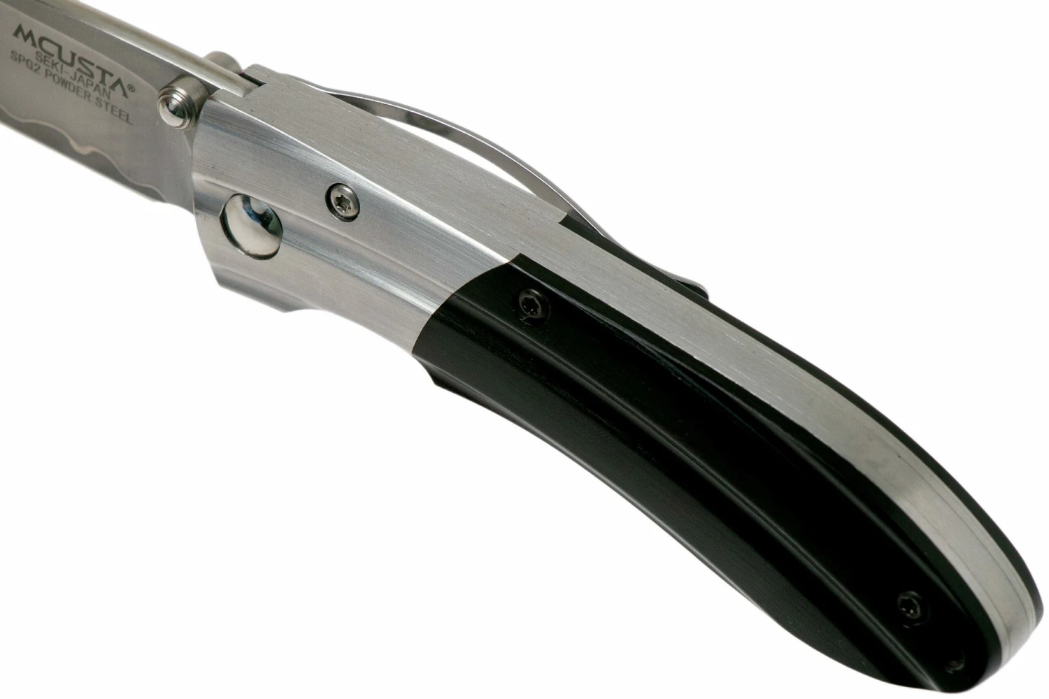 Mcusta MC-142G Ripple, SPG2 Black Pakka Wood Couteau De Poche 9 Mcusta MC-142G Ripple, SPG2 Black Pakka Wood Couteau De Poche – Image 7