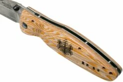 Mcusta MC-0182D Sengoku Toyotomi Hideyoshi, Yellow Pakkawood, Couteau De Gentleman 18 Mcusta MC-0182D Sengoku Toyotomi Hideyoshi, Yellow Pakkawood, Couteau De Gentleman -KNIVESANDTOOLS Magasin MC 0182D 07 mcusta