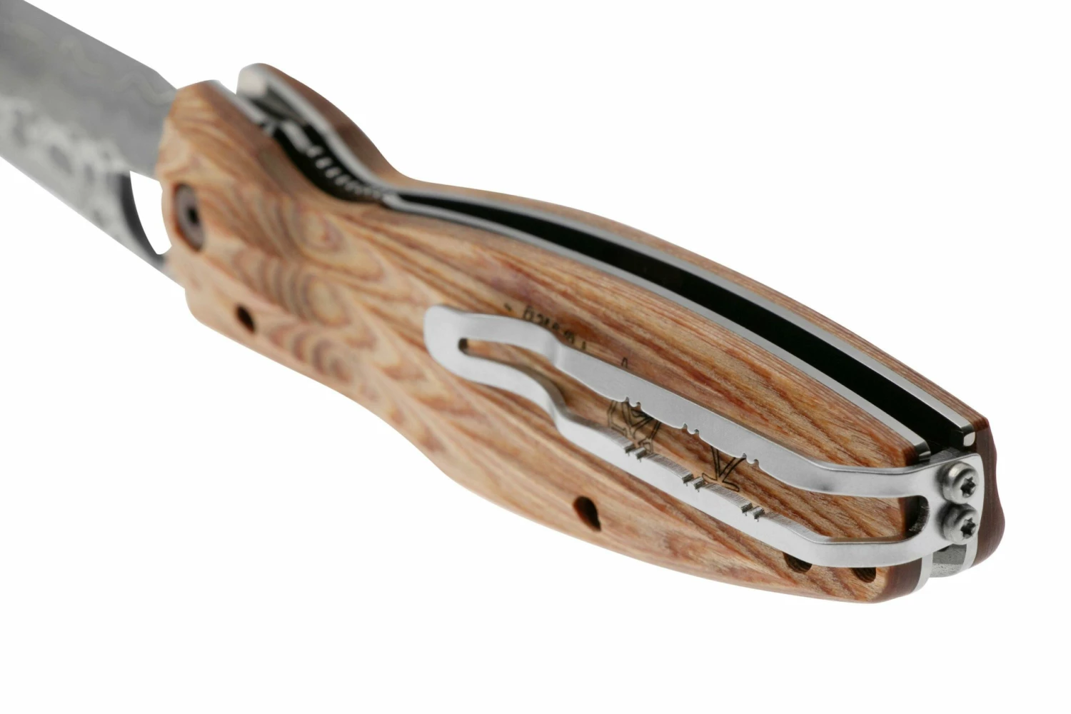 Mcusta MC-0182G Sengoku Toyotomi Hideyoshi SPG2, Yellow Pakkawood, Couteau De Gentleman 6 Mcusta MC-0182G Sengoku Toyotomi Hideyoshi SPG2, Yellow Pakkawood, Couteau De Gentleman – Image 4