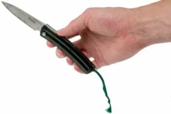 Mcusta MC-193C Friction Folder Black-Green Wood -KNIVESANDTOOLS Magasin MC 0193C 09 mcusta