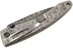 Mcusta MC-114D Forge Tsuchi Large -KNIVESANDTOOLS Magasin MC114D 04 mcusta tsuchi blank aluminium damast mc114d d4