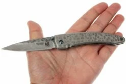 Mcusta MC-114D Forge Tsuchi Large -KNIVESANDTOOLS Magasin MC114D 07 mcusta tsuchi blank aluminium damast mc114d d8