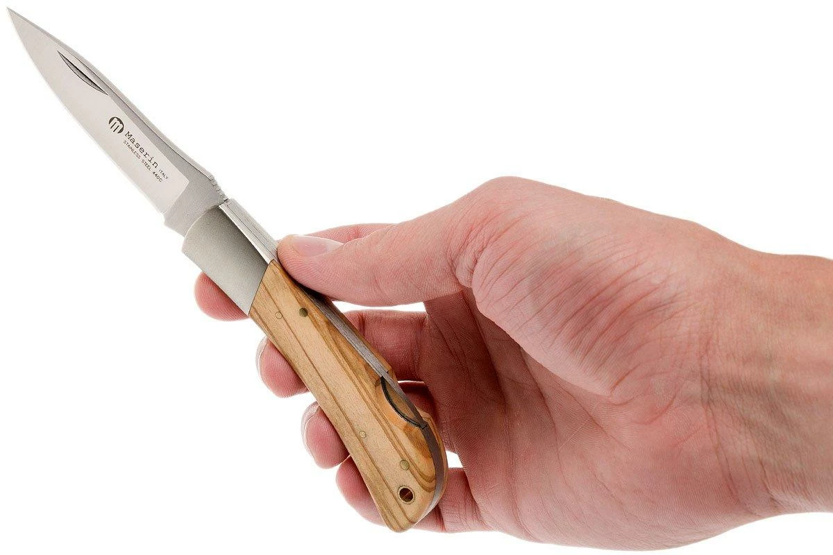 Maserin Caccia - Hunter, Olive 125/1OL Couteau De Chasse 10 Maserin Caccia - Hunter, Olive 125/1OL Couteau De Chasse – Image 8