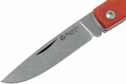Maserin Scout Red Micarta Couteau De Poche, 163-MR -KNIVESANDTOOLS Magasin ME 163 MR 03 maserin scout