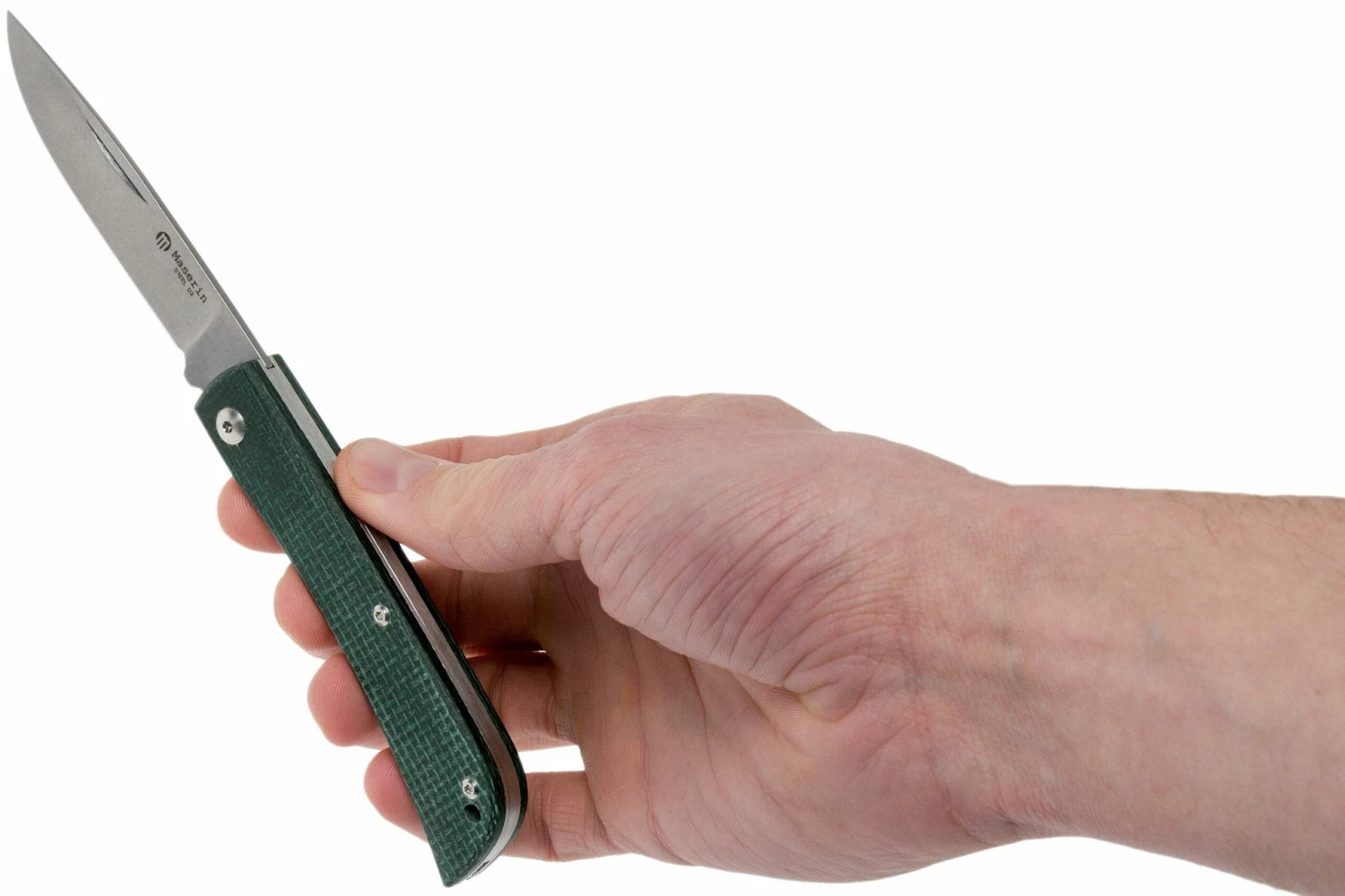 Maserin Scout Green Micarta Couteau De Poche, 163-MV 10 Maserin Scout Green Micarta Couteau De Poche, 163-MV – Image 8