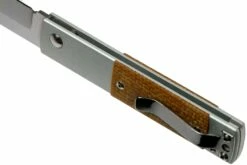 Maserin In-Estro Brown Micarta 165/MCM Couteau De Poche Slipjoint -KNIVESANDTOOLS Magasin ME 165 MCM 05 maserin