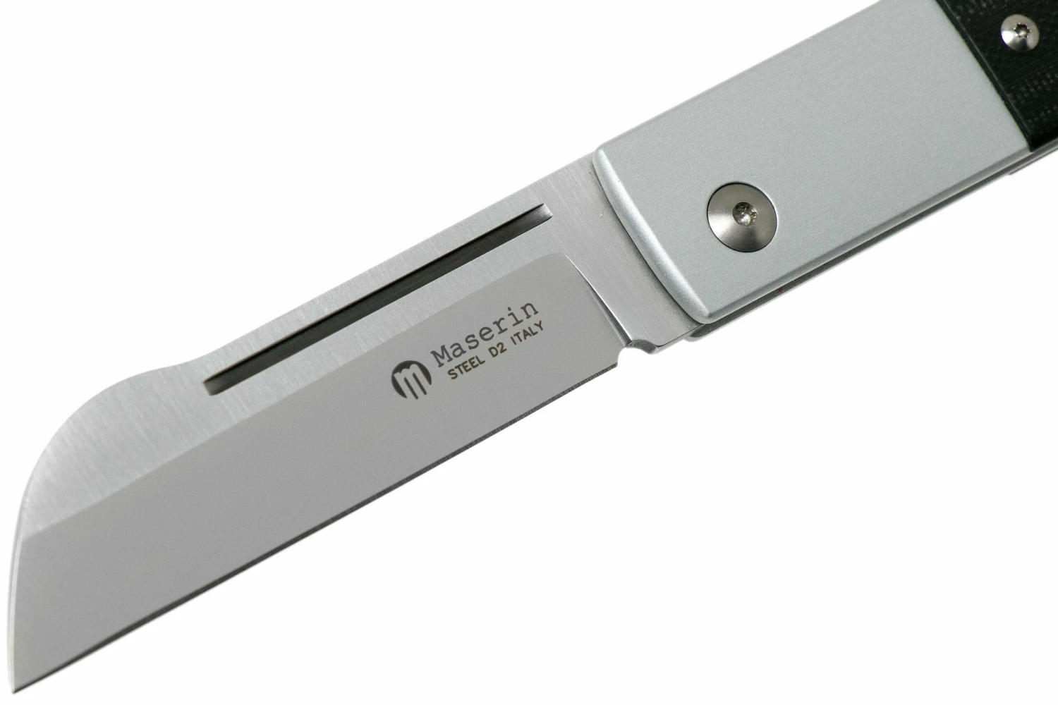 Maserin In-Estro Black Micarta 165/MCN Couteau De Poche Slipjoint 5 Maserin In-Estro Black Micarta 165/MCN Couteau De Poche Slipjoint – Image 3