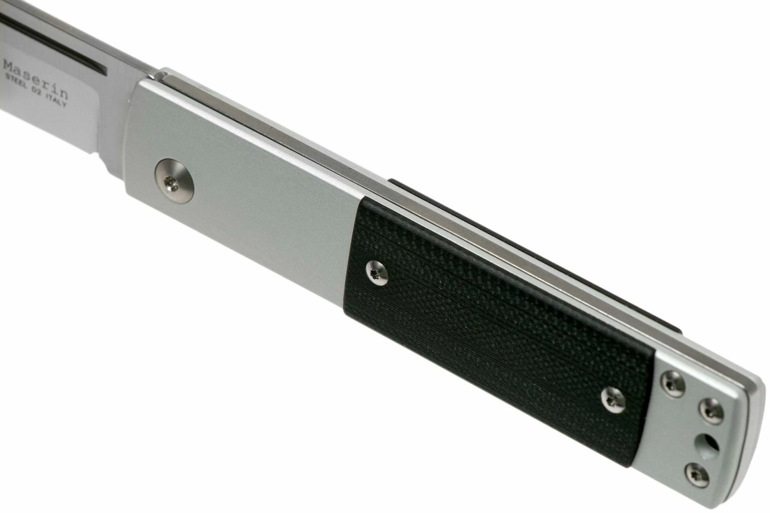 Maserin In-Estro Black Micarta 165/MCN Couteau De Poche Slipjoint 9 Maserin In-Estro Black Micarta 165/MCN Couteau De Poche Slipjoint – Image 7