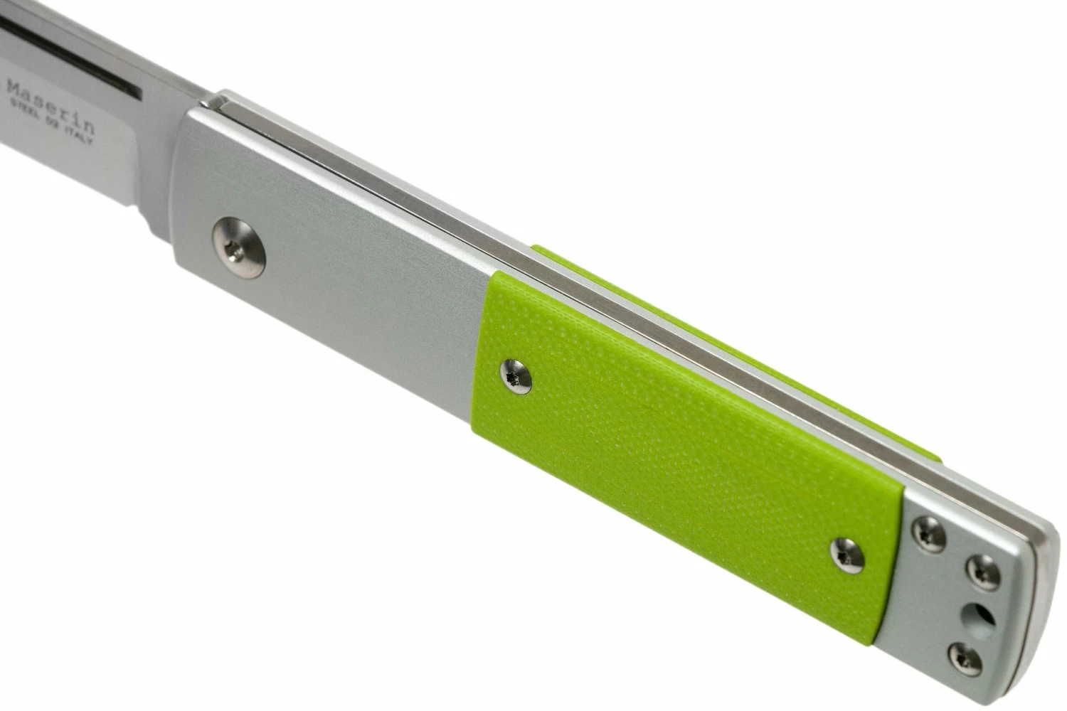 Maserin In-Estro Green Micarta 165/MCV Couteau De Poche Slipjoint 9 Maserin In-Estro Green Micarta 165/MCV Couteau De Poche Slipjoint – Image 7