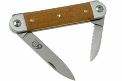 Maserin 60° Knife Sessantesimo 195/MCG Yellow Micarta Couteau De Poche