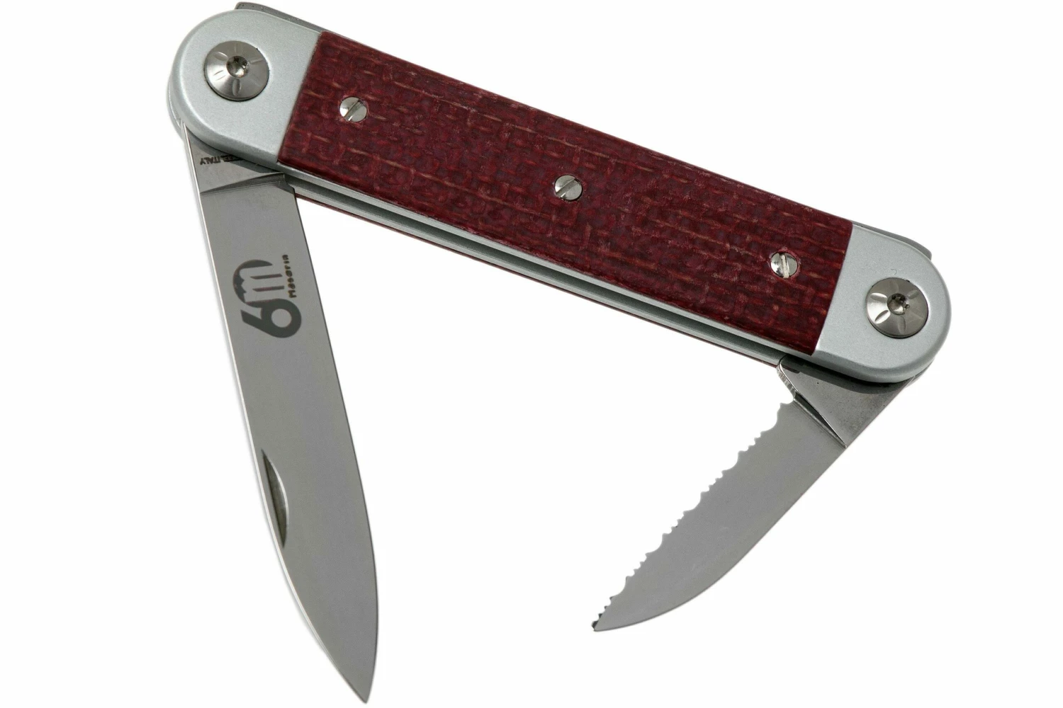 Maserin 60° Knife Sessantesimo 195/MCR Red Micarta Couteau De Poche 3 Maserin 60° Knife Sessantesimo 195/MCR Red Micarta Couteau De Poche