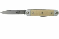 Maserin 60° Knife Sessantesimo 195/MCW White Micarta Couteau De Poche -KNIVESANDTOOLS Magasin ME 195 MCW 03 maserin