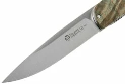 Maserin Gourmet Green Burl Couteau De Poche, 380/RV -KNIVESANDTOOLS Magasin ME 380 RV 03 maserin