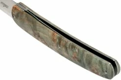 Maserin Gourmet Green Burl Couteau De Poche, 380/RV -KNIVESANDTOOLS Magasin ME 380 RV 05 maserin