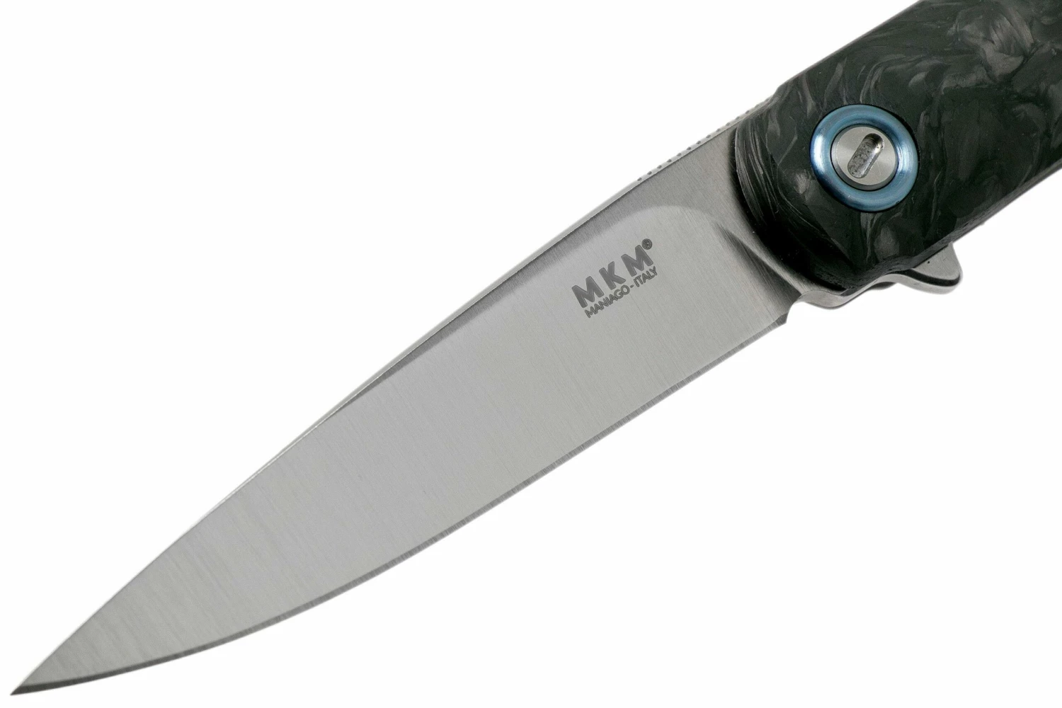 MKM Flame Drop FL01-FCT Marble Carbon Fiber Couteau De Poche, Michael Zieba Design 5 MKM Flame Drop FL01-FCT Marble Carbon Fiber Couteau De Poche, Michael Zieba Design – Image 3