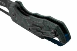 MKM Isonzo FX03-2CAD Cleaver Dark Stonewashed, Arctic Storm Carbon Fiber, Couteau De Poche, Jesper Voxnaes Design -KNIVESANDTOOLS Magasin MMK FX03 2CAD 04 mkm