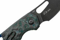 MKM Isonzo FX03-2CAD Cleaver Dark Stonewashed, Arctic Storm Carbon Fiber, Couteau De Poche, Jesper Voxnaes Design -KNIVESANDTOOLS Magasin MMK FX03 2CAD 05 mkm
