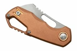 MKM Isonzo FX03-2CO Cleaver Stonewashed, Copper, Couteau De Poche, Jesper Voxnaes Design -KNIVESANDTOOLS Magasin MMK FX03 2CO 06 mkm