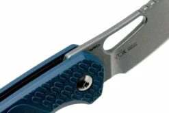 MKM Isonzo FX03-2PBL Cleaver Blue FRN Couteau De Poche, Jesper Voxnaes Design -KNIVESANDTOOLS Magasin MMK FX03 2PBL 06 mkm knives