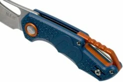 MKM Isonzo FX03-2PBL Cleaver Blue FRN Couteau De Poche, Jesper Voxnaes Design -KNIVESANDTOOLS Magasin MMK FX03 2PBL 07 mkm knives