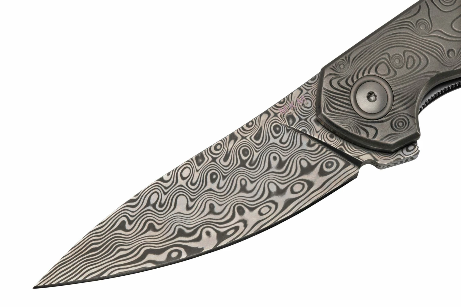 MKM Goccia Damasteel Rose, Limited Edition Couteau De Poche 5 MKM Goccia Damasteel Rose, Limited Edition Couteau De Poche – Image 3