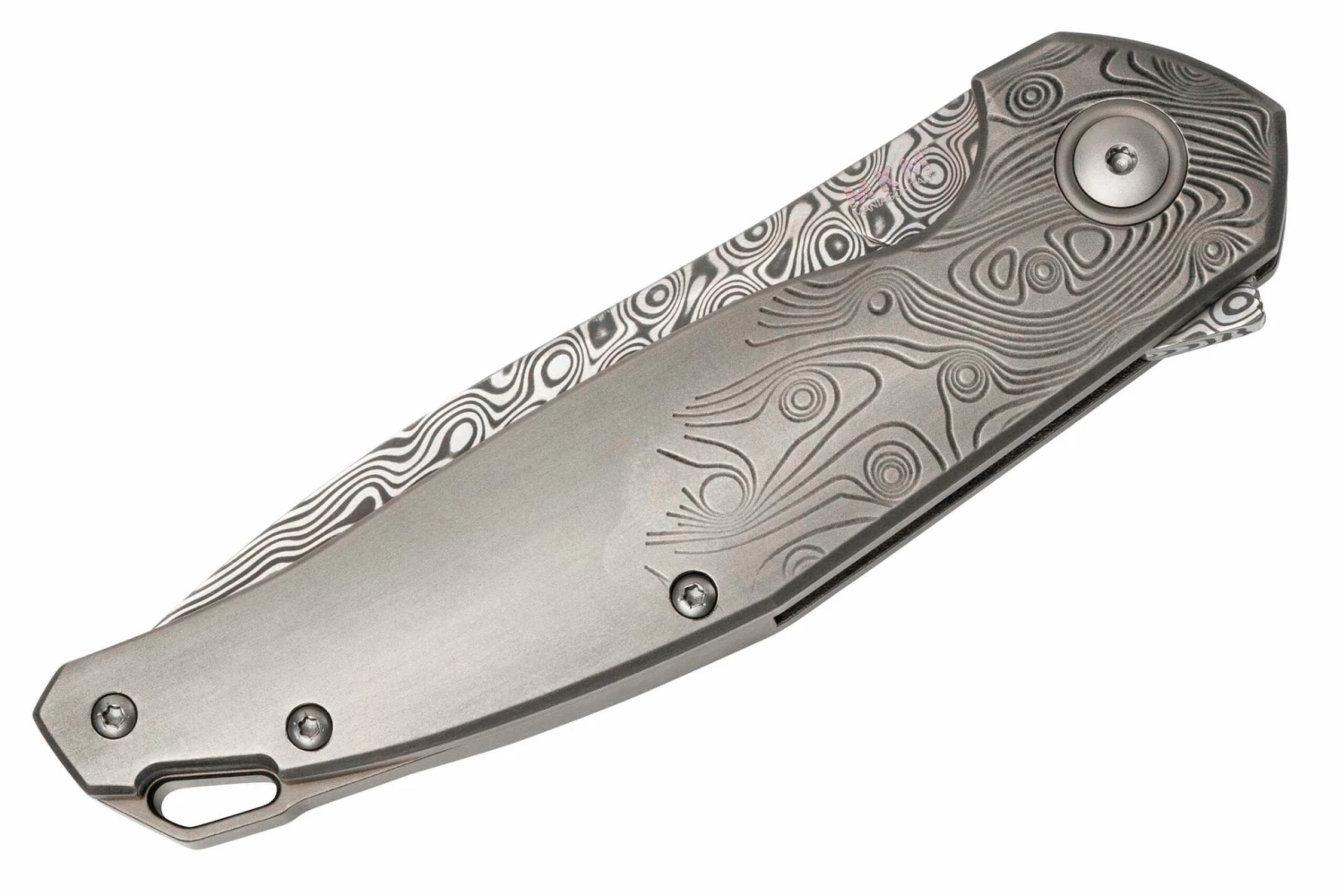 MKM Goccia Damasteel Rose, Limited Edition Couteau De Poche 6 MKM Goccia Damasteel Rose, Limited Edition Couteau De Poche – Image 4