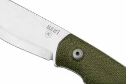 MKM Normar CPM 3V Green Micarta, Knivesandtools Exclusive, Couteau De Bushcraft -KNIVESANDTOOLS Magasin MMK KT01 GC 06 mkm