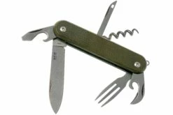MKM Malga 6 Green Canvas Micarta MP06-GC Couteau De Poche