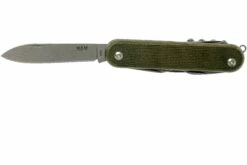 MKM Malga 6 Green Canvas Micarta MP06-GC Couteau De Poche -KNIVESANDTOOLS Magasin MMK MP06 GC 03 mkm knives