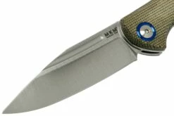 MKM Fara MY01-GC Green Micarta Couteau De Poche, Lucas Burnley Design -KNIVESANDTOOLS Magasin MMK MY01 GC 03 mkm knives