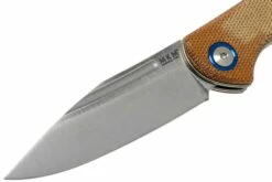 MKM Fara MY01-NC Natural Micarta Couteau De Poche, Lucas Burnley Design -KNIVESANDTOOLS Magasin MMK MY01 NC 03 mkm knives