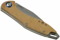 MKM Fara MY01-NC Natural Micarta Couteau De Poche, Lucas Burnley Design -KNIVESANDTOOLS Magasin MMK MY01 NC 04 mkm knives
