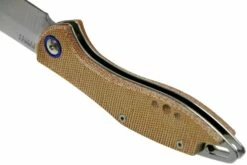 MKM Fara MY01-NC Natural Micarta Couteau De Poche, Lucas Burnley Design -KNIVESANDTOOLS Magasin MMK MY01 NC 05 mkm knives