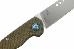 MKM Root RT-GC Satin Green Canvas Micarta, Couteau De Poche, Jens Anso Design -KNIVESANDTOOLS Magasin MMK RT GC 05 mkm