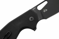 MKM Vincent VCN-GBB Black PVD N690CO, Black G10, Red Aluminum, Couteau De Poche, Jesper Voxnaes Design -KNIVESANDTOOLS Magasin MMK VCV GBB 05 mkm