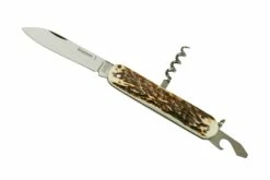 Mercury Multi-Tool Knife 913-3ADC Stag, 3 Fonctions, Couteau De Poche