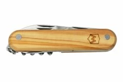 Mercury Multi-Tool Knife 913-6LC Olive Wood, 6 Fonctions, Couteau De Poche -KNIVESANDTOOLS Magasin MY913 6LC 05 mercury