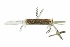 Mercury Multi-Tool Knife 913-7DC Stag, 7 Fonctions, Couteau De Poche