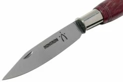 Nontron No. 25 Turning Ferrule, Amarante, Clog Shape NN25AMA Couteau De Poche -KNIVESANDTOOLS Magasin NN25AMA 03 nontron